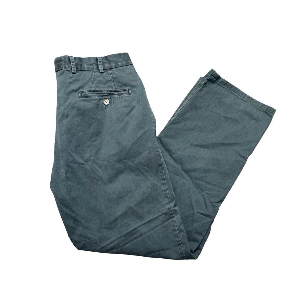 Peter Millar Pima Cotton Chino Pants Olive Green Men’s Size 33